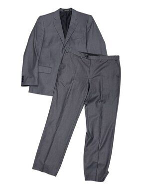 BELLISSIMO Luxury 2-Piece Blazer Jacket & Pants Business SUIT Mens 44R / Large